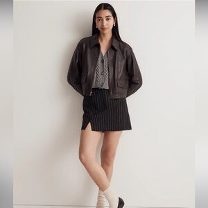 Madewell Wool-Blend Mini Skirt